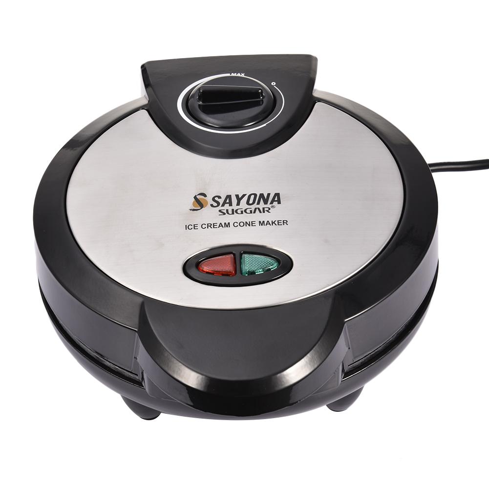 Multifunction Mini Waffle Maker Electric Doughnut Ice Cream Cone Grill Cake Oven Pan Eggette Machine Plates EU UK Plug