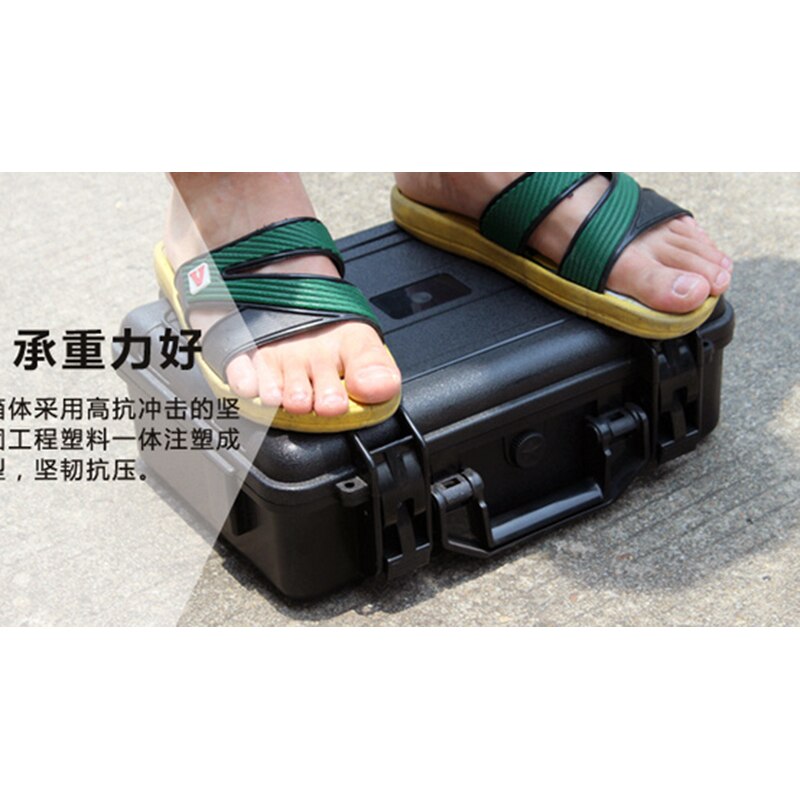 Waterdichte Tool Case Toolbox Beschermende Camera Case Instrument Doos Koffer Slagvast Met Voorgesneden Foam 310x258x137MM