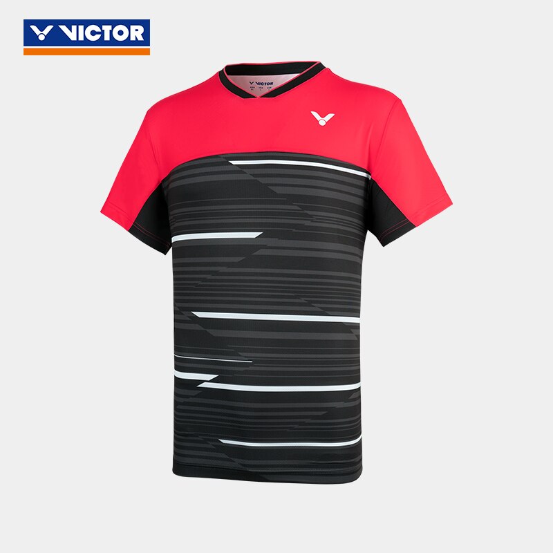 VICTOR Badminton Suit T-shirt Sportswear Antonson Exclusive T-05001: M / Army Green