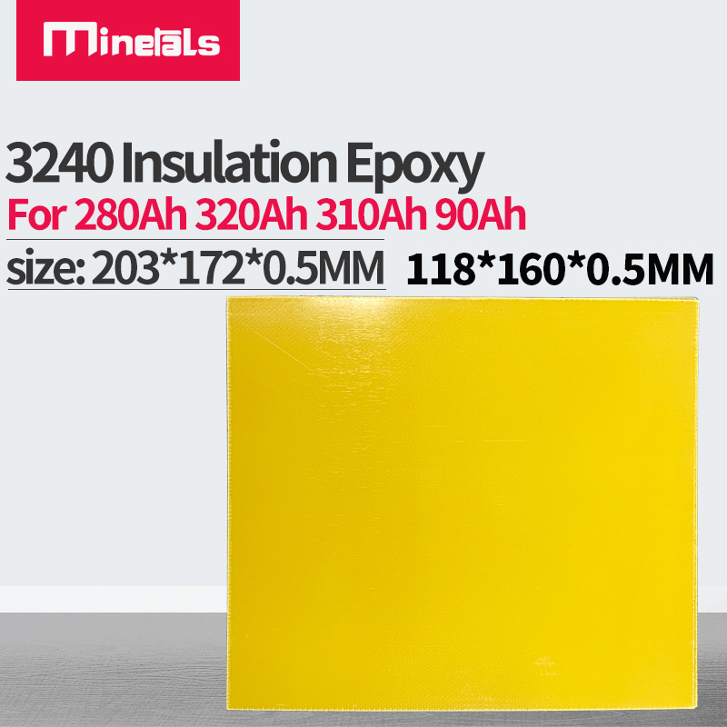 Isolador de placa epoxi 3240, 203x172x0,5mm, 118x160mm para 280Ah, 230AH, 320Ah, 310Ah, 90Ah, 100Ah, paquete de batería Lifepo4 DIY