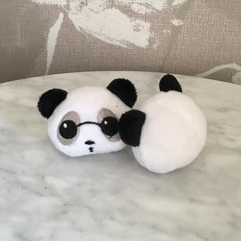 100 stks/partij 5cm Panda Knuffel Accessoires Knuffeldier Panda Knuffel