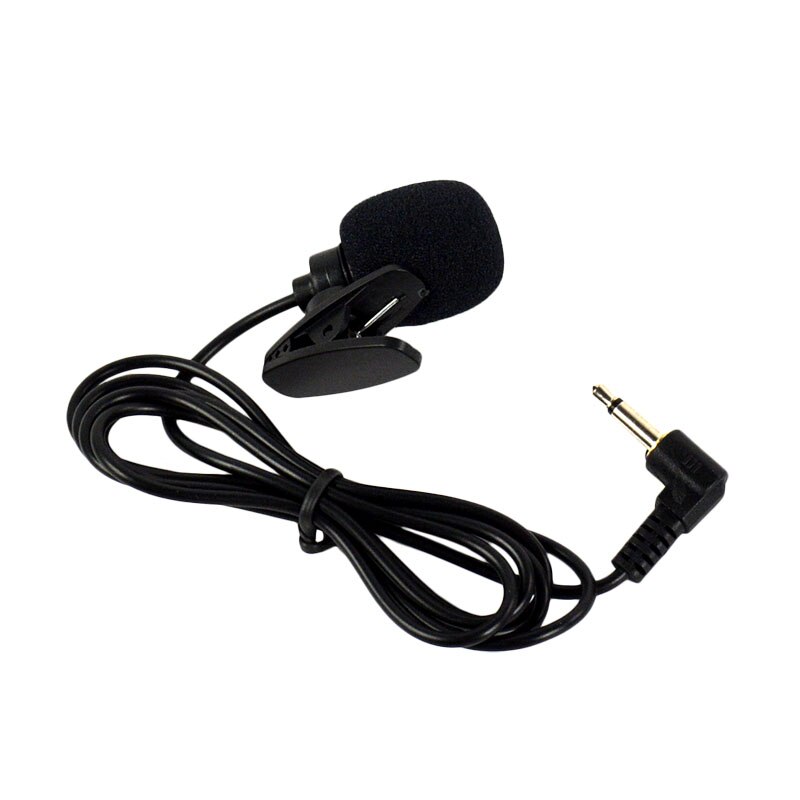 Portable Mini 3.5mm Tie Lapel Lavalier Clip Microphone Studio