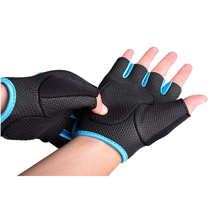 Guantes a medio dedo para deportes al aire libre para niños y niñas, antideslizantes, para ciclismo, patinaje, entrenamiento de Fitness