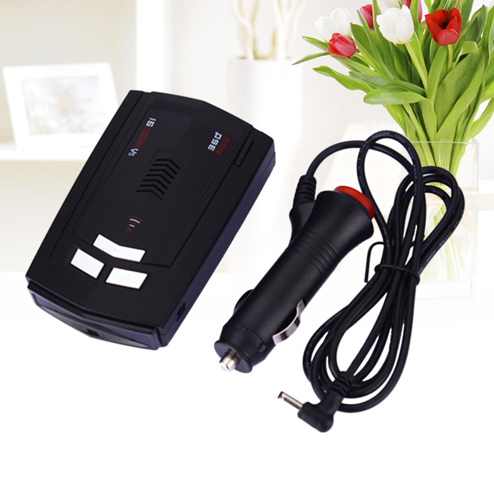 1 Pc Detectors Long Range 360 Degree Detection Voice Reminder 500W 12V LED Display Alarm Speed Camera Detector