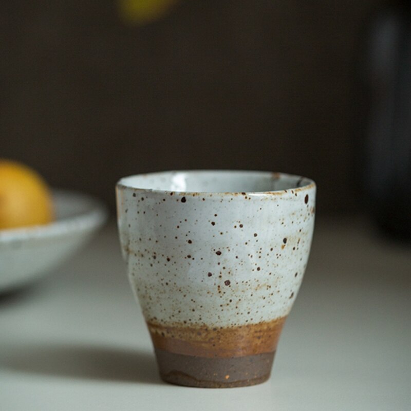 Japanske retro kaffekopper keramisk te kopp porselen vann kopp vin øl te krus whisky drinkware spesialisert kaffe