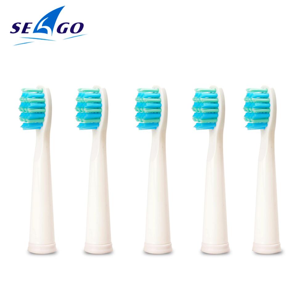 Seago elektriske tandbørsteudskiftningshoveder passer til  sg551 sg515 sg958 sg949 sg507 originale elektriske tandbørstehoveder