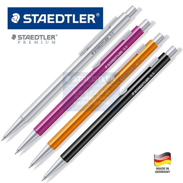 Staedtler premium 0.5 0.7mm stylo triangle métal tige crayon mécanique 1 pièces