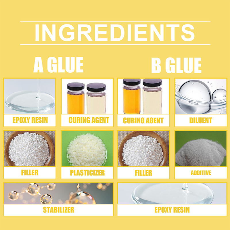 Kit de réparation de fissures de pierre de carrelage multifonctionnel, carreaux de porcelaine, granit, marbre, puces de baignoire et fissures d'évier avec outils Super adhésifs