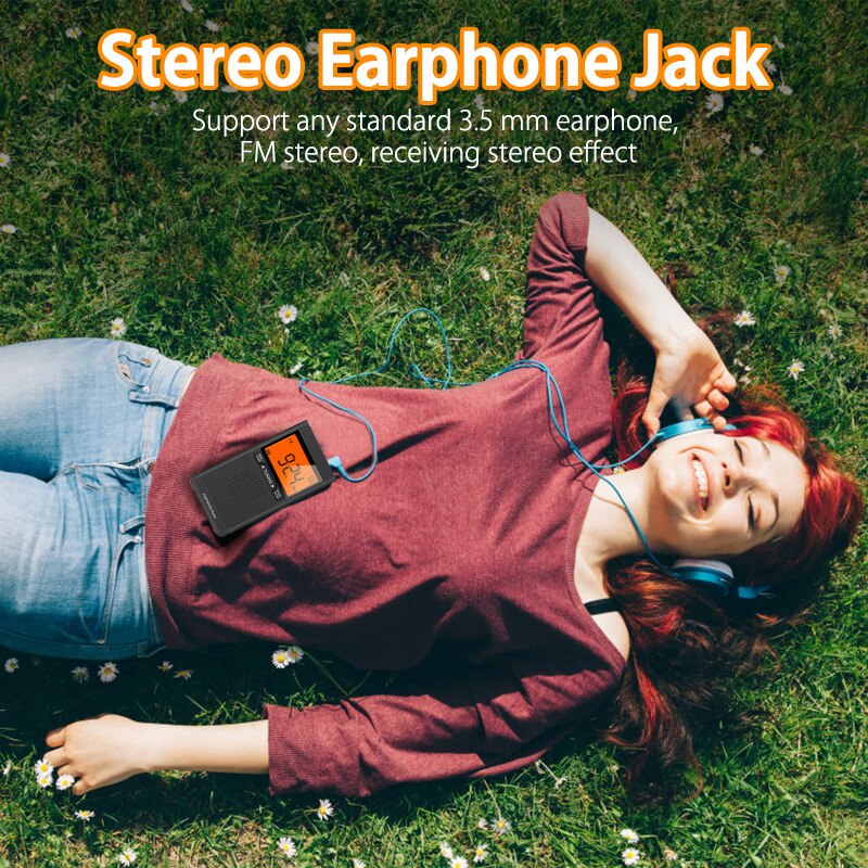 Mini Pocket AM FM Weather Radio Station Portable Stereo Emergency Am Fm Weather Radio Channels Speaker portatil de bolsillo