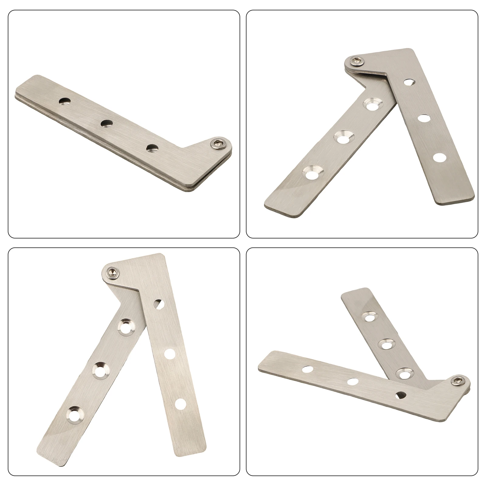 Bisagra de puerta Invisible, bisagra pivotante de amortiguación, herrajes giratorios para muebles hacia arriba y hacia abajo, bisagra de gabinete de ventana abatible de eje lateral