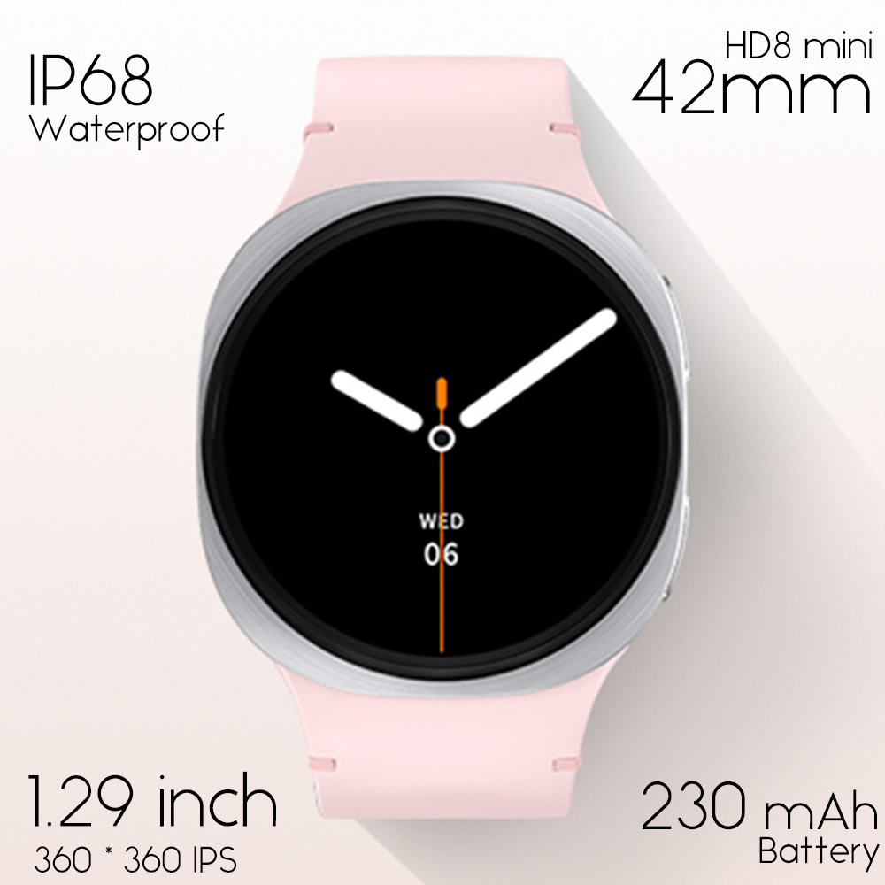 2026 Nuovi Orologi 8 mini accorto guarda GPS traccia Smartwatch impermeabile per uomo Donna saluto sport AMOLED Frequenza cardiaca Chiamata Bluetooth: verde