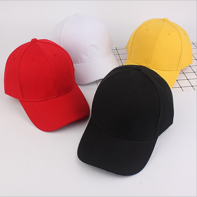 Berretto da Baseball Unisex Hip-Hop regolabile in tinta unita protezione solare primavera estate Outdoor uomo papà cappello Snapback