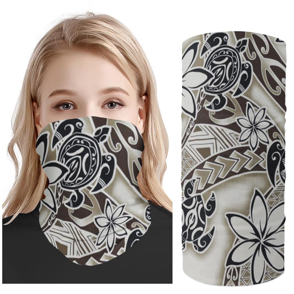Polynesië Traditionele Beschermende Hoofd Sjaal Vrouwen Uv Bescherming Magic Gezicht Cover Sjaal Stof Wind Bandana Bivakmuts: tj07z28