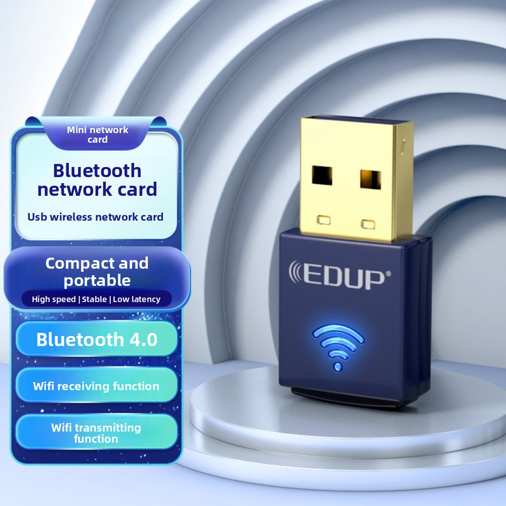 150Mbps Mini WiFi Adapter Bluetooth 4.0 Mini USB USB Netzwerkkarte 2,4G 2in1 Dongle Wireless WiFi Empfänger LAN Verbindung