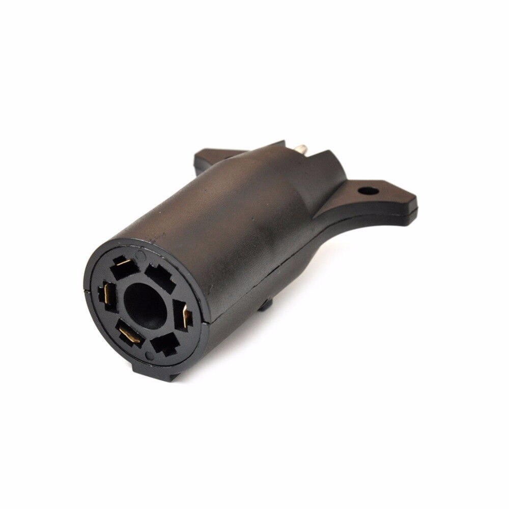 7Pin to 4Pin Flat Trailer Light Adapter Plug Connector Boat Waterproof 12V Trail Car Connector US Plug