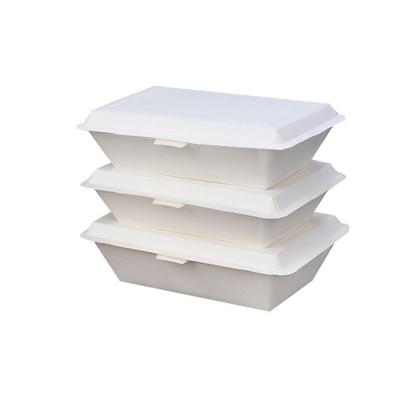 Disposable Packing Boxes Party No-Clean Case Fast Food Container Restaurant Packaging Box Takeaway Food Tray Convenient foodware