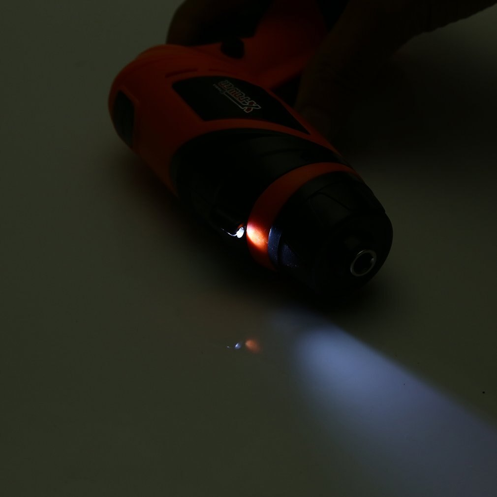 X-power 4.8V Rechargeable Cordless Electric Screwdriver Bits kit Screw Power Driver Drill Power Tools with LED Lighting
