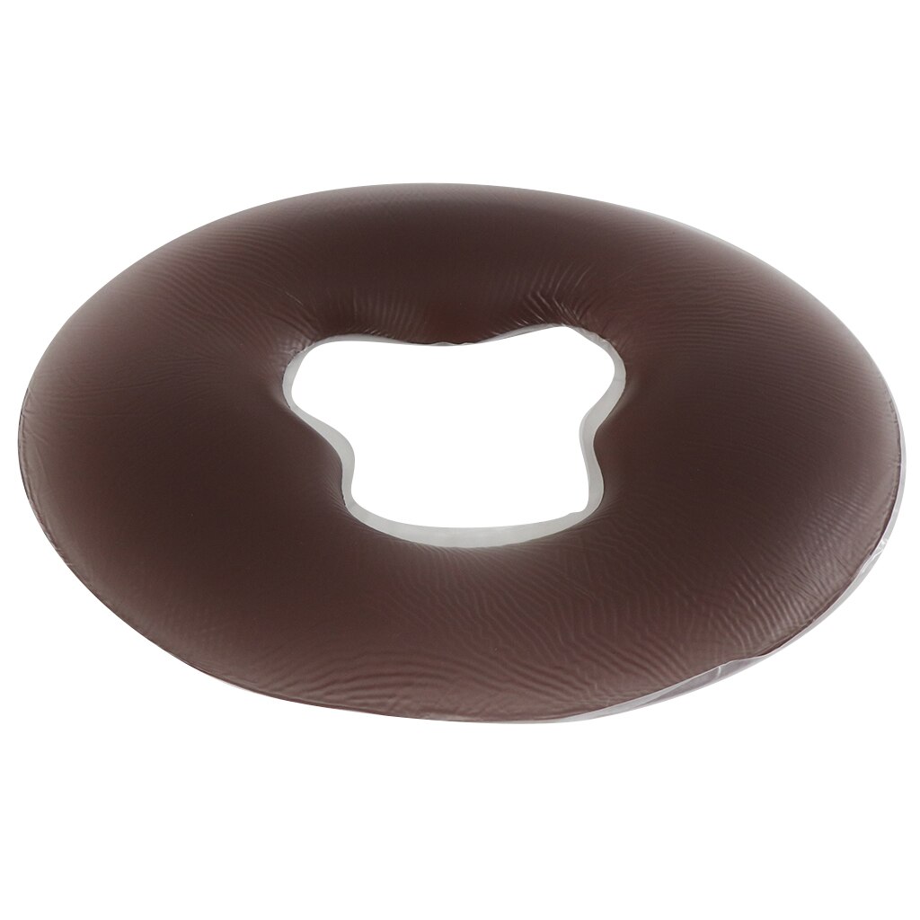 Soft SPA Massage Silicon Face Relax Cushion Pillow Pad for Beauty Cosmetic Salon Beds: Coffee