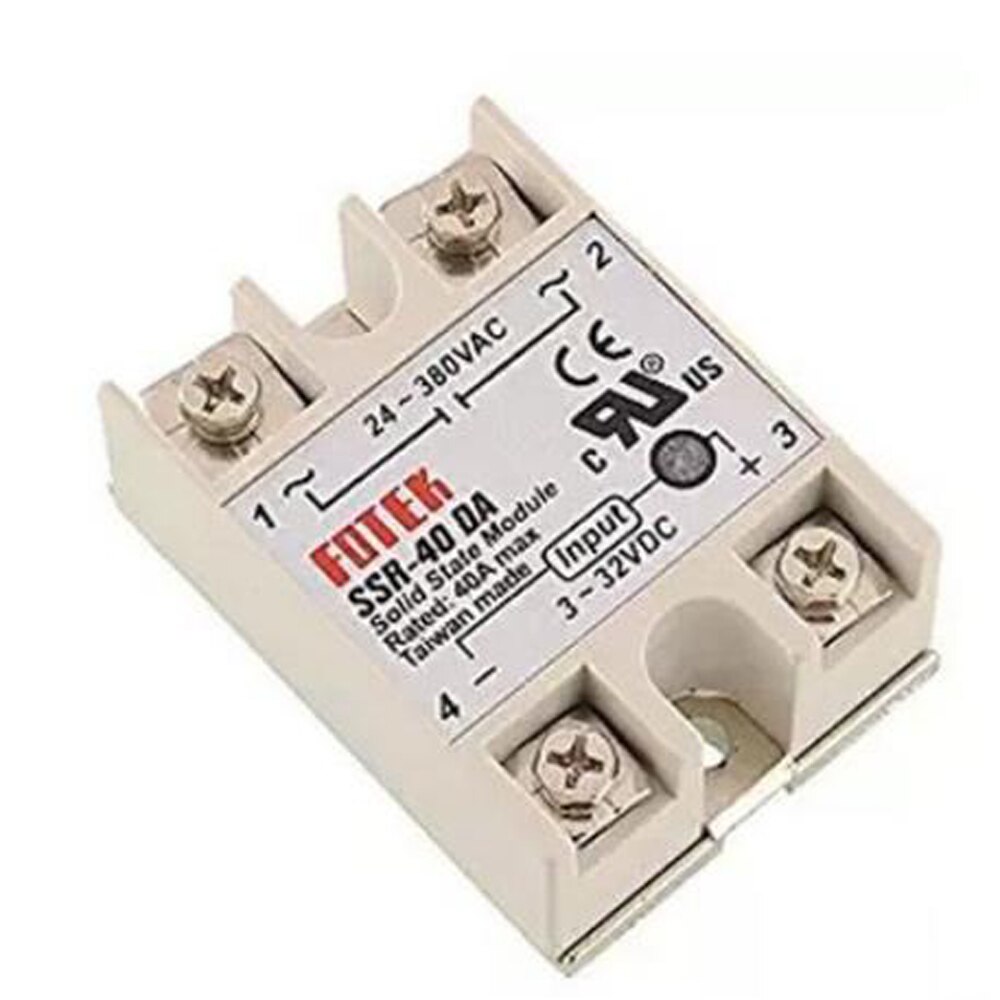 SSR40DA SSR-40DA Manufacturer 40A ssr relay,input 3-32VDC output 24-380VAC DC Control AC Power