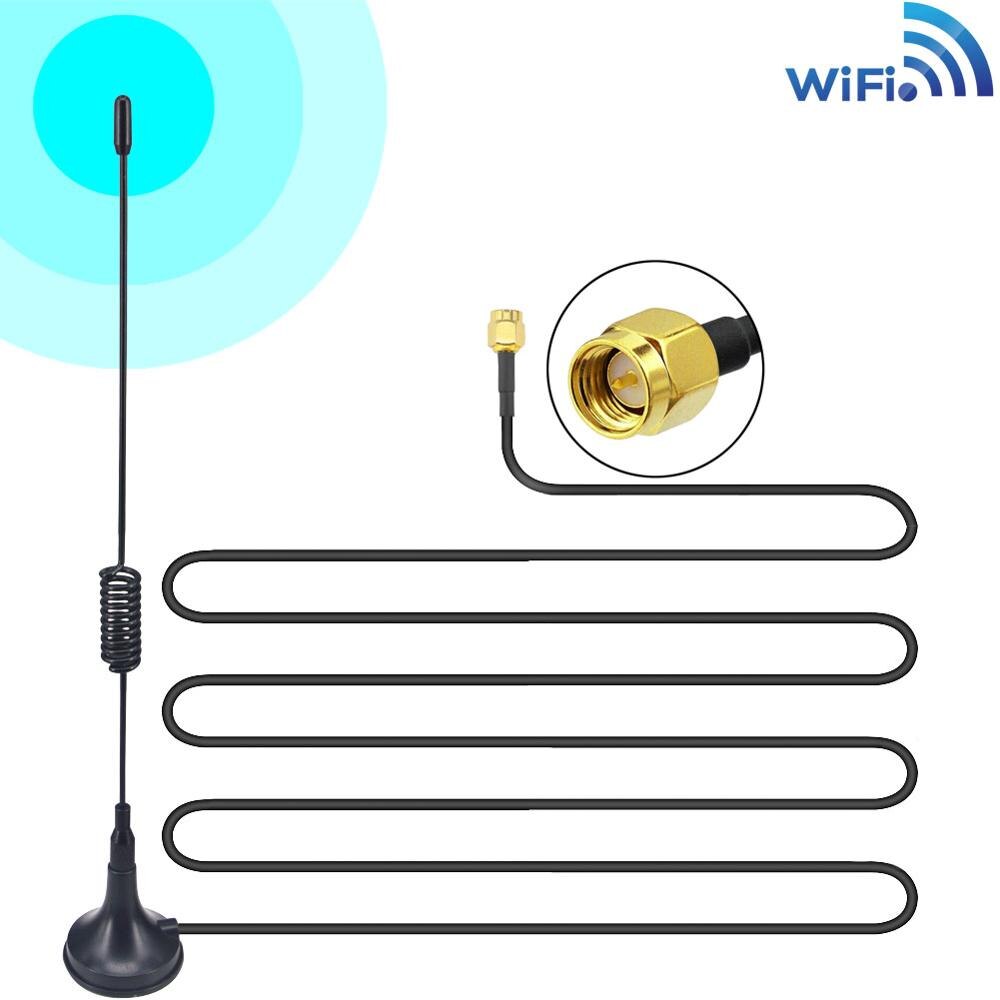 3.5DBi Winsten ADS-B 1090Mhz Antenne Diy Adapter Sma TS9 Tnc CRC9 Bnc Mcx Smb Rp Sma Male Connector Antenne magnetische Base RG174 3M