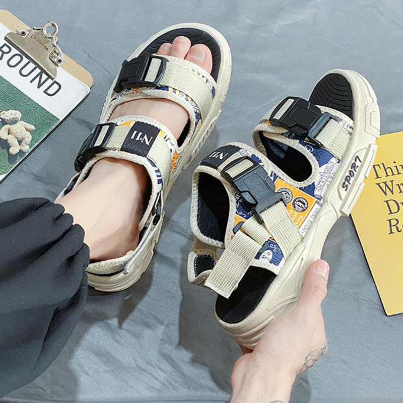 Summer Men Sandals Breathable Lightweight Casual Shoes Comfortable Non-slip Swimming Water Shoes Beach Slippers Mens Sneakers