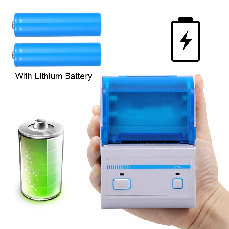 Milestone Thermal Label Printer Bluetooth Barcode Printer Support Android IOS Mini Wireless Bar Code Label Maker