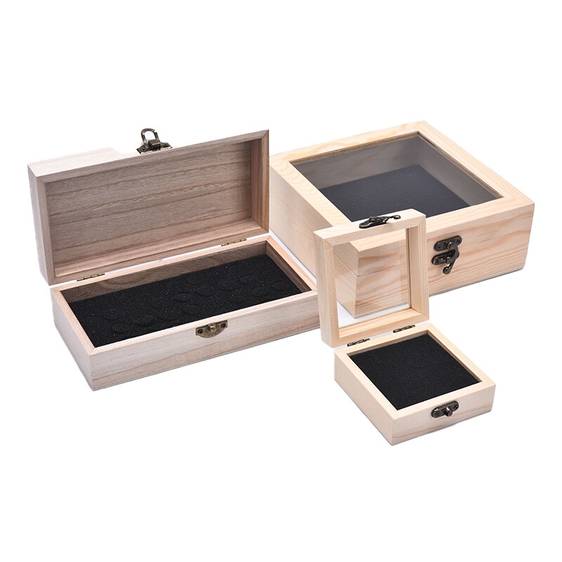 16/36/64 Grids Wooden Storage Box For Essential Oil Carrying Case Organizer Aromatherapy Container Treasure Storage Box