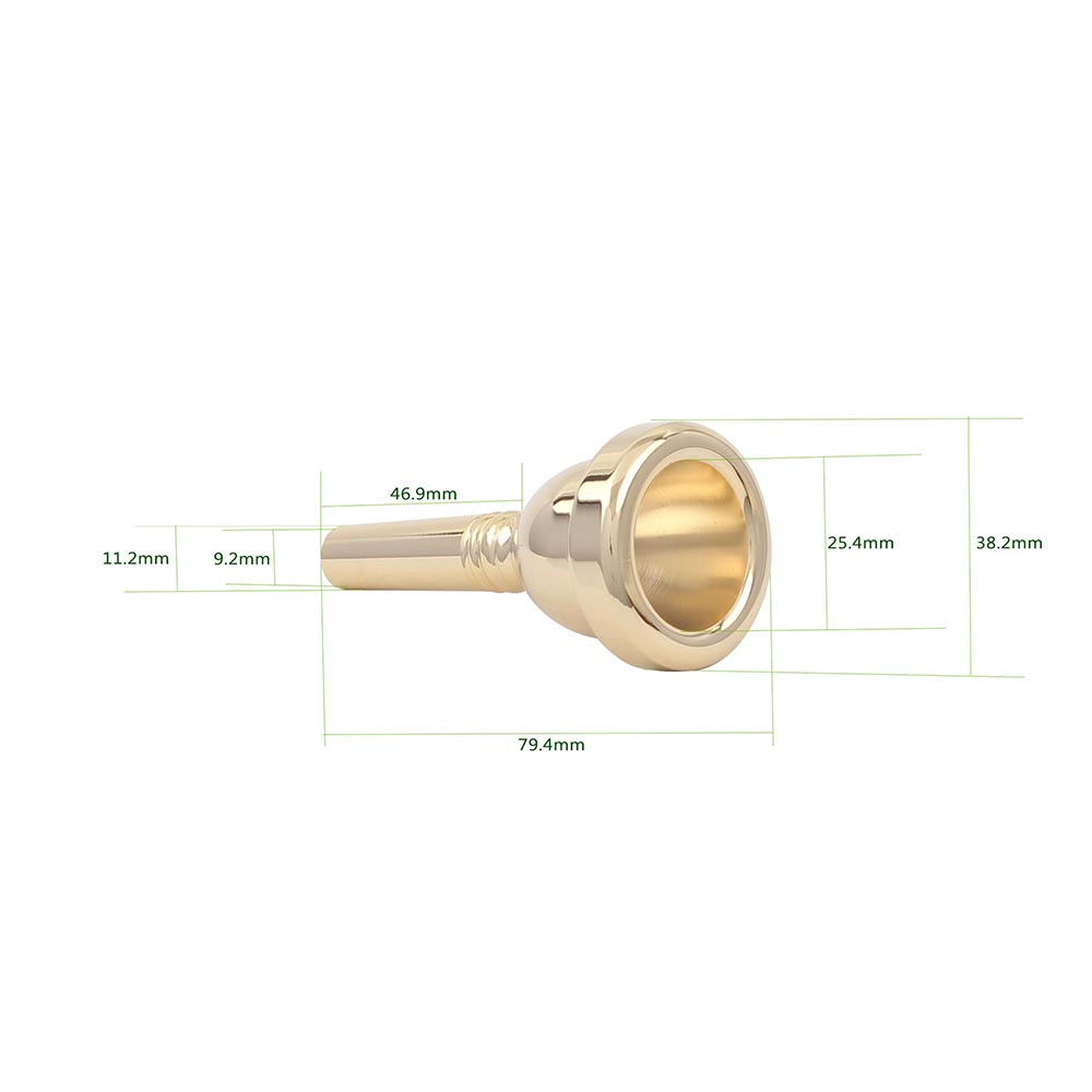 trombone tilbehør alt trombone kobber munnstykke munnstykke 6.5al