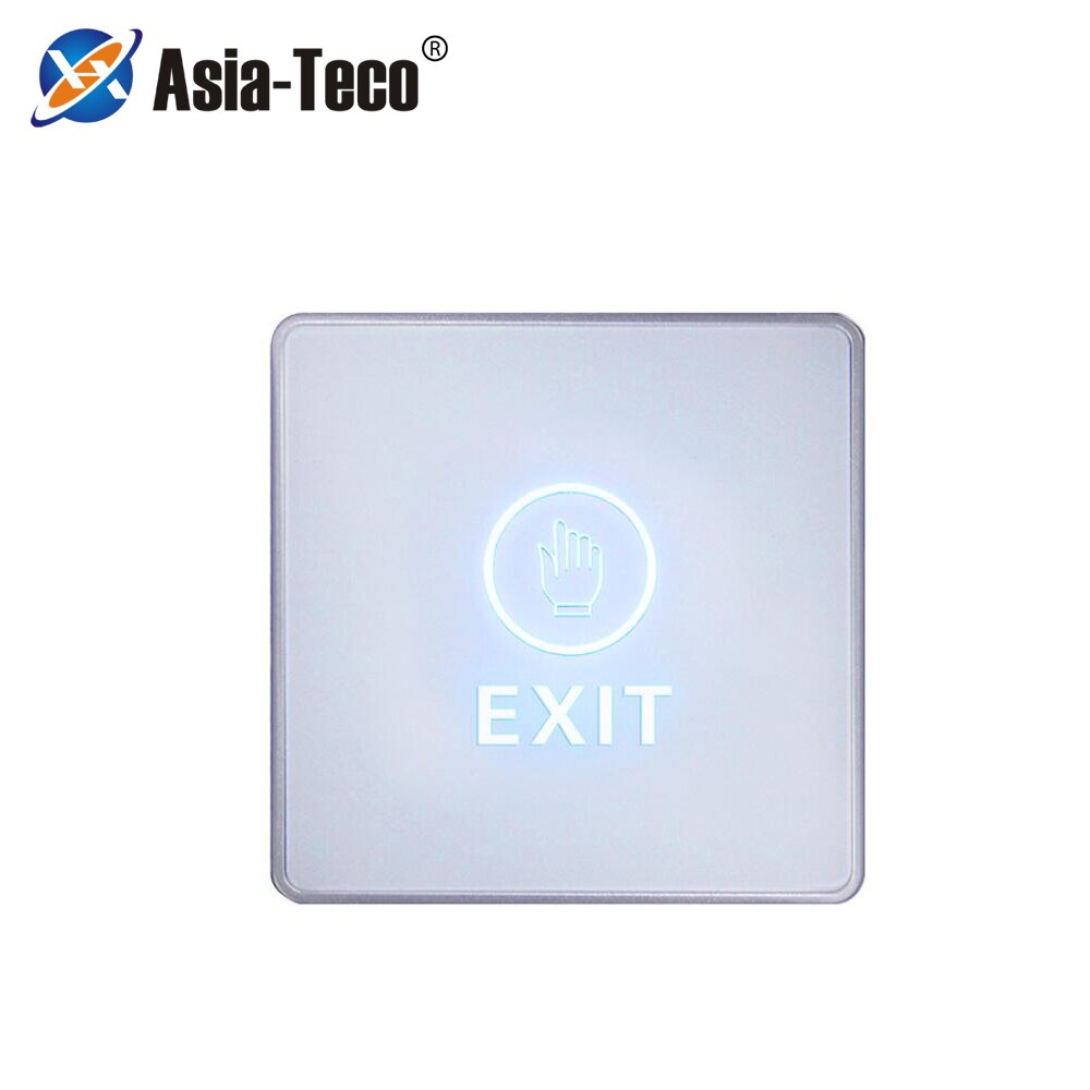 Button Switch Backlight Touch Exit Button Door Release for Open Door Access Control System Suitable for Home Security Protectio