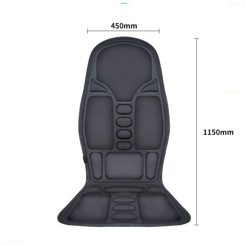 Coussin de massage multifonction pour voiture et maison, masseur de cou et de taille, vibration, siège universel, tension