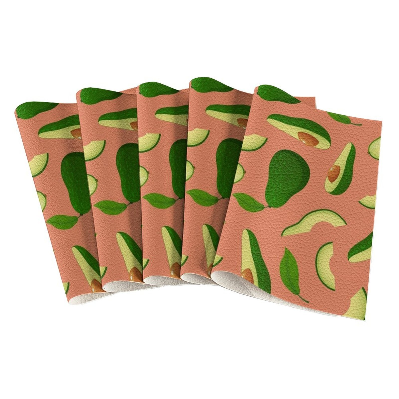 Good-Looking Fruit Printing Lychee Pattern Leather Fabric Hair Accessories Bow Knot Shoes Crafts 22X30cm: Lichee Pattern-2