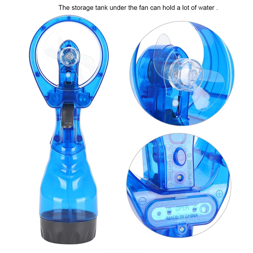 Portable Summer Outdoor Handheld Mini Water Spray Cooler Cooling Misting Fans