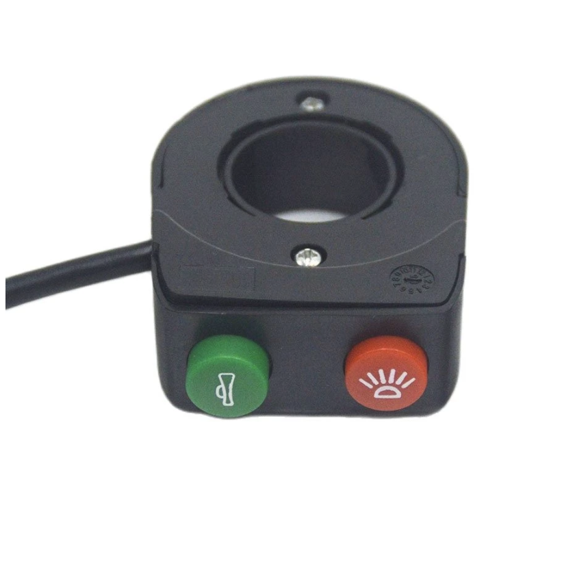 Boton Switch 3 in 1 for electric bicycle, light Horn, light switch switch, electric bicycle head light button, Hood switch for motorcycle and electric Scooter