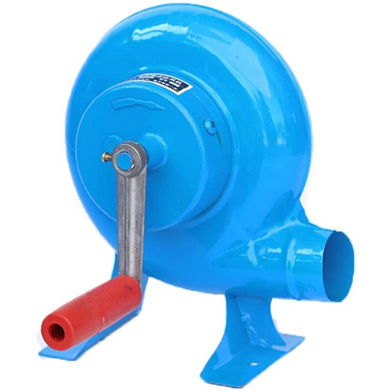 120W Grill Eisen Getriebe Hand Gebläse Hand Gebläse Manuelle Brennen Gebläse mais Fan