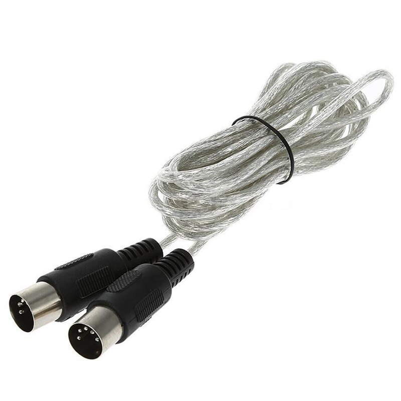 9.8FT Midi Male to Male DIN 5-Pin Music Instrument Extension Cable Connector