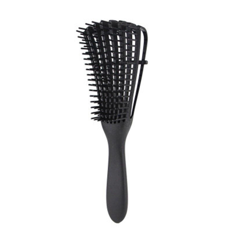 2 pièces démêlant brosse Afro brosse amérique/africain texturé 3A à 4C crépus ondulés/bouclés/Coily/humide/sec/huile/épais/cheveux longs, noeuds