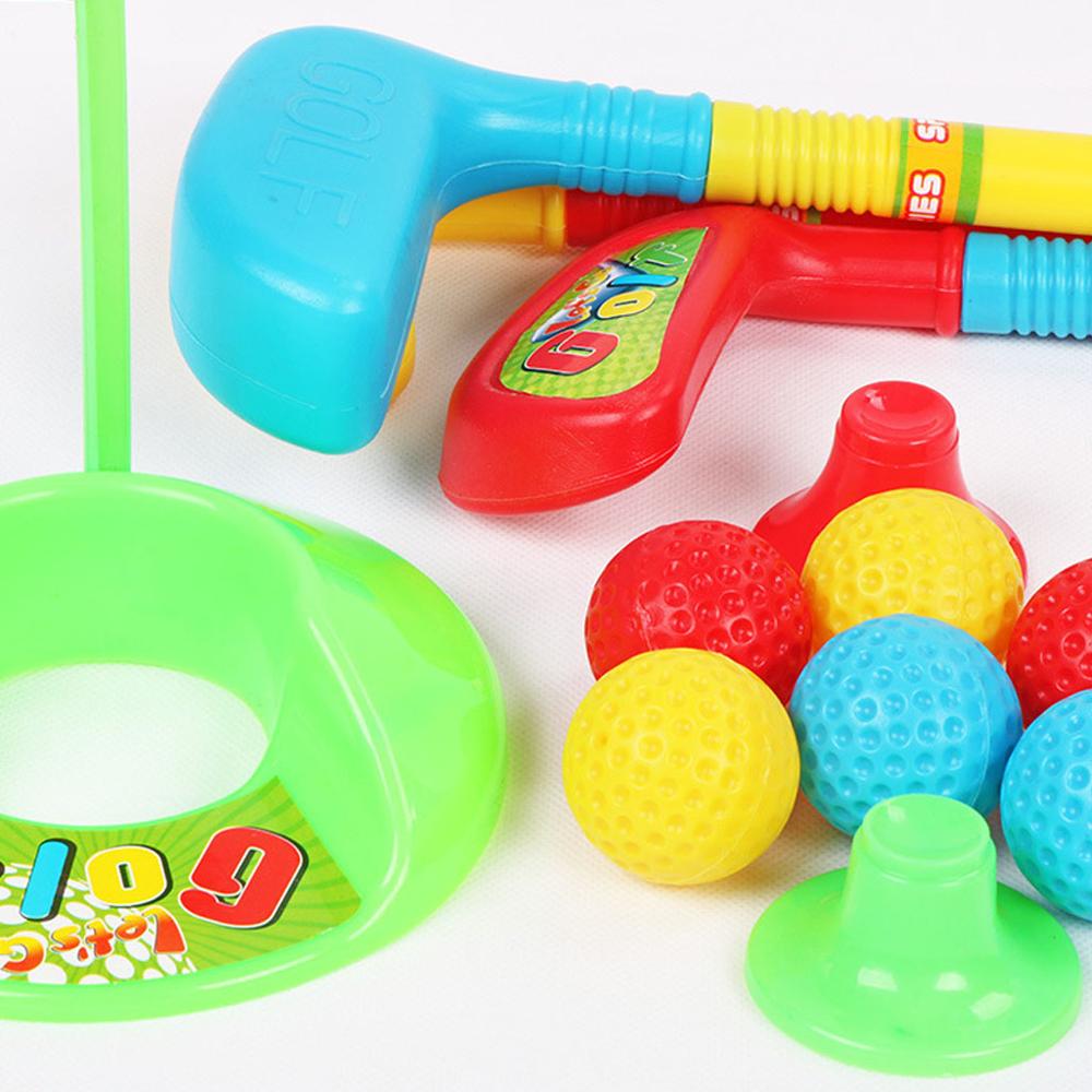 Barn golfset plast mini putter golfklubba leksak barn rolig sport utomhus träning förälder-barn lek