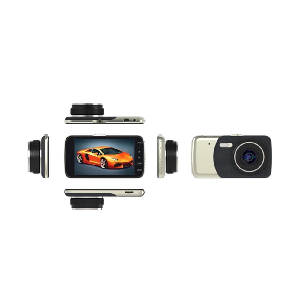 X4.4" Car DVR Rear View Mirror GPS Dual Lens Camera Car DVR Dash Cam Video Recorder G-Sensor Night Vision
