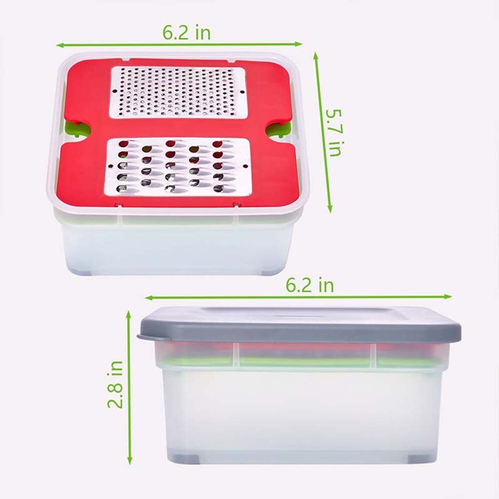 4-in-1 Multifunctional Slicer Vegetable Cutter With Steel Blade Potato Peeler Carrot Cheese Grater Kitchen Accessories Tool