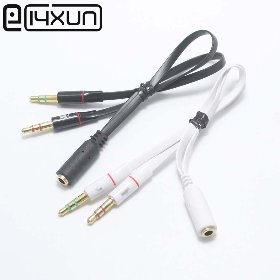 EClyxun 1 stks 3.5mm stereo mini jack 1 Vrouw 2 Man Y Splitter Koptelefoon Audio Kabel
