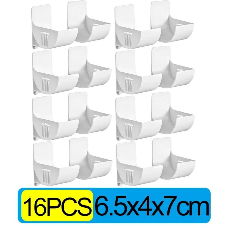 Afvalzakkenhouder, wandmontage, plastic zakkenhouder, afvalzakdispenser, opbergdoos voor keuken: Blauw
