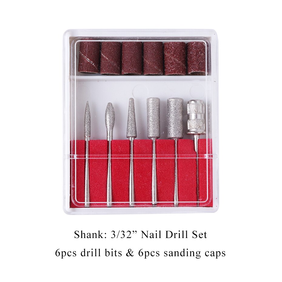 Pulidora eléctrica de uñas, 20000rpm, pluma, fresas para manicura, lima de uñas, herramientas de pulido, LYHBS-011P de pedicura