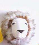 Djurhuvud elefant rådjur räv svan lejon tigerhuvud för baby rum inredning baby barn sovrum hängningar vägg inredning: 5