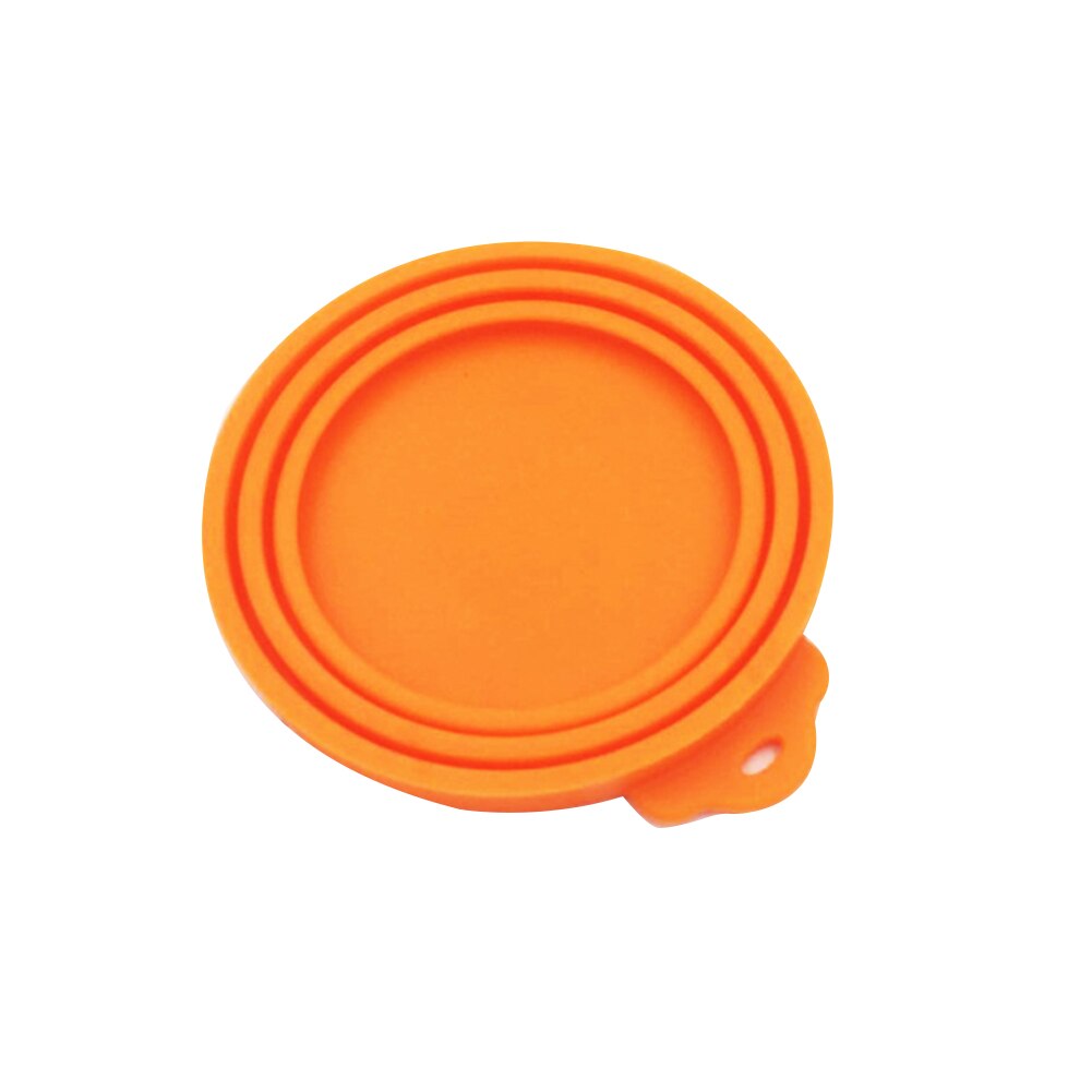 3 stuks siliconen blikvoer deksel afgesloten voerbakken voedsel blik deksel voor puppy hond kat opslag bovenkap herbruikbare deksel  d6: A