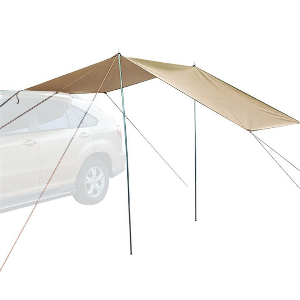 Car Shelter Awning Waterproof Tent Shade Awning Canopy Sunshade Outdoor Camping Tent Automobile Rooftop Rain Canopy 2 Colors