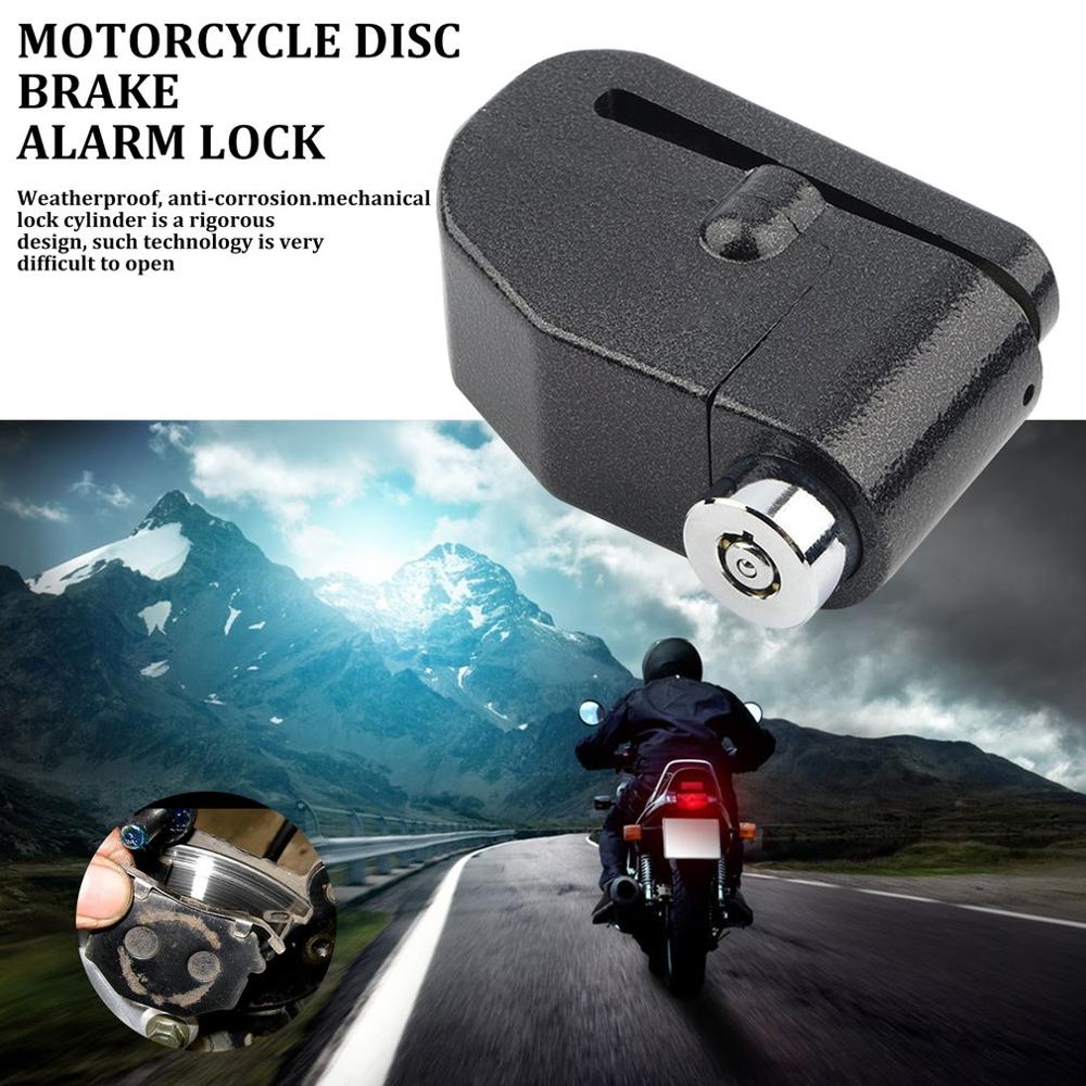 120Db Aluminium Legierung Disc Bremse Motorrad Lock Laut Alarm Sicherheit Warnung Sicherheit Anti diebstahl Bremsscheibe Zubehör