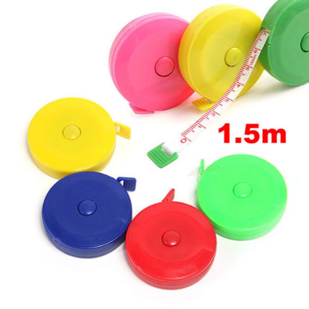 1PC Tailoring Meter Ruler Tape Measure Sewing Cloth Dieting Tailor 1.5 Meter Tailor Seamstress Flexible Sewing Cloth Messure: Default Title