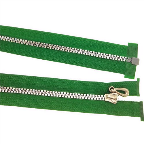 U PICK 8 pièces résine brillante multicolore Double extrémités fermetures à glissière fermeture éclair en résine Meete extrémité ouverte 60 cm pour bricolage sac à dos canapé Garm: 6
