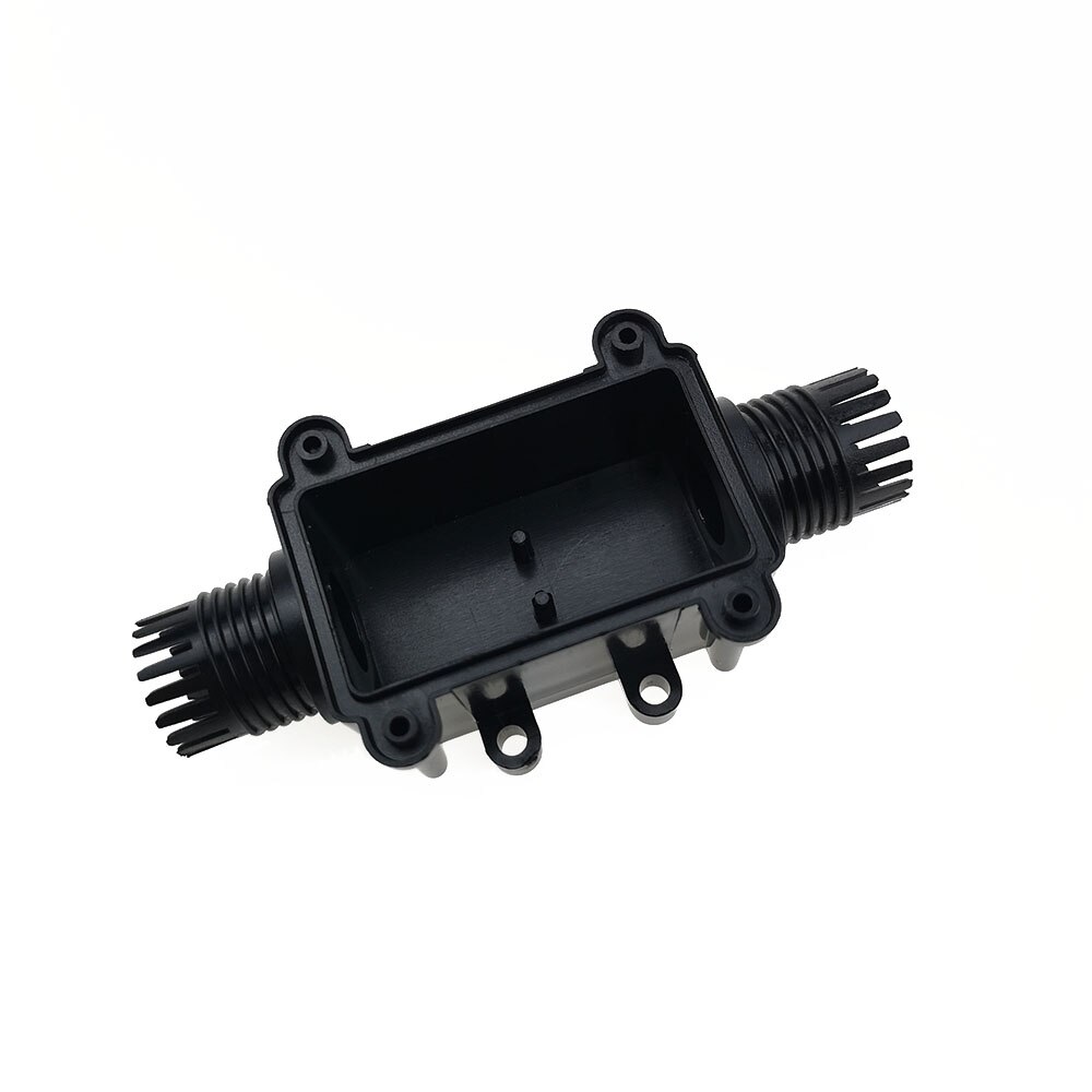 IP68 2-way Waterproof Junction Box Plastic Outdoor Cable Waterproof Junction Box G711 Electrical Junction Box Black/White