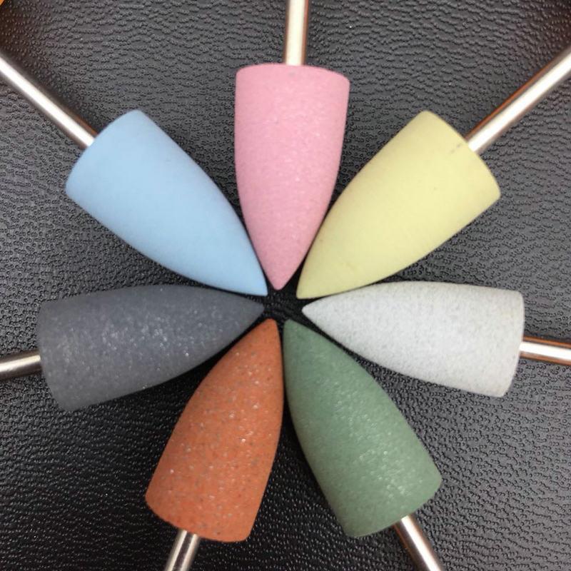 10mm diameter gummi siliciumcarbid spidshoved fleksibel polermaskine neglebor elektrisk manicure maskine tilbehør